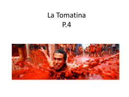 La Tomatina - Spanish Class Info