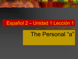 personal a