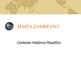 María Zambrano. Contexto - IES JORGE JUAN / San Fernando