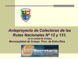 Diapositiva 1 - Municipalidad de Crespo