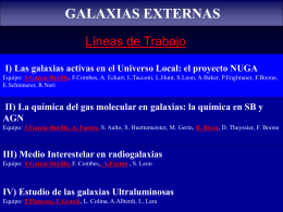 Galaxias en el OAN, proyecto NUGA