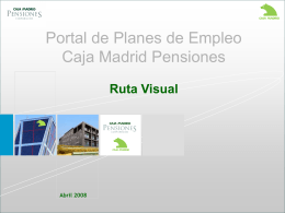 Diapositiva 1 - Bankia Pensiones