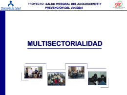 8.- Multisectorialidad