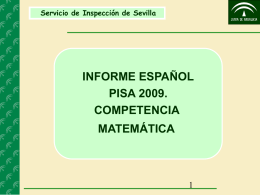 Competencia Matemática PISA 2009