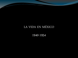 ECONOMÍA MEXICANA DE 1940 A 1954