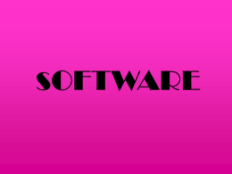 presentacion software
