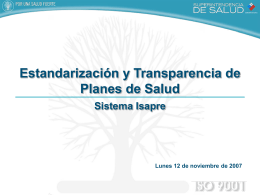 Diapositiva 1 - Superintendencia de Salud