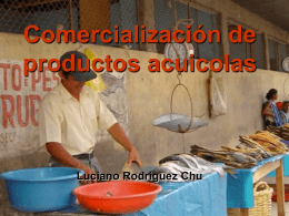 Comercialización de productos acuicolas