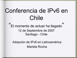 Adopción de IPv6 en Latinoamérica