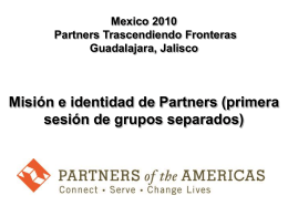 Mexico 2010 Partners Trascendiendo Fronteras Guadalajara, Jalisco
