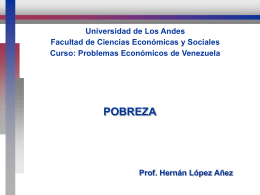 Pobreza - iies - faces - Universidad de Los Andes