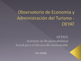 Observatorio de Economía y Administración del Turismo