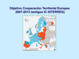 interreg iv, objetivo de cooperación territorial europea