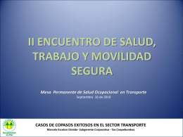 II ENCUENTRO DE SALUD, TRABAJO Y MOVILIDAD con sg (3