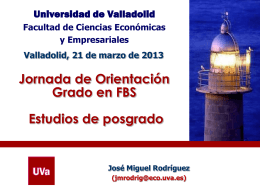 Diapositiva 1 - Facultad de Ciencias Económicas y Empresariales