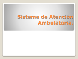 Sistema de Atención Ambulatoria.