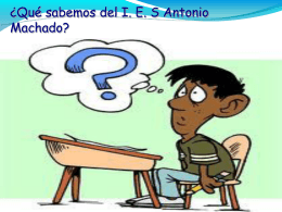 ¿Qué sabemos del I.E.S Antonio Machado? - De-camino-a