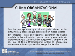 Presentación Clima Organizacional