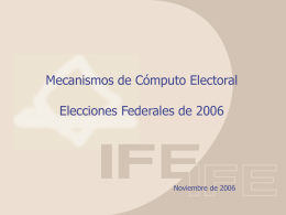 Presentación de PowerPoint - Instituto Nacional Electoral