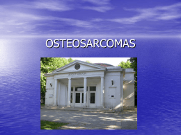 OSTEOSARCOMAS