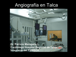 Angiografía en Talca Dr. Patricio Maragaño