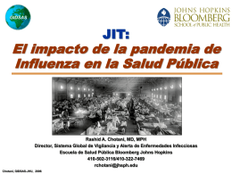 JIT: El impacto de la pandemia de Influenza en la Salud Pública
