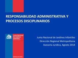 responsabilidad administrativa y procesos disciplinarios