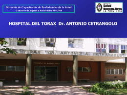 HOSPITAL DEL TORAX Dr. ANTONIO