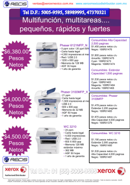 Presentación de PowerPoint - Xerox México Distribuidor