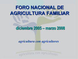 Registro Nacional de la Agricultura Familiar (ReNAF)