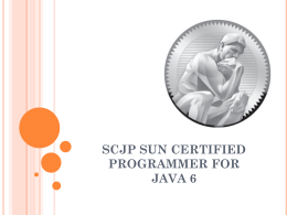 scjp sun certified programmer for java 6 semana tres - clic