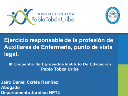 INS. EDUCACION 2015 - Hospital Pablo Tobón Uribe