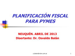 Planificación Fiscal para Pymes.