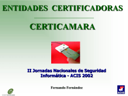 Entidades de Certificación en Colombia