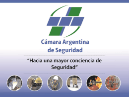 Diapositiva 1 - Cámara Argentina de Seguridad