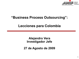 BPO: lecciones para Colombia