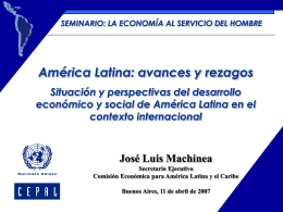 America Latina avances y rezagos CEPAL