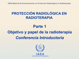 Material de Entrenamiento sobre Protección Radiológica en