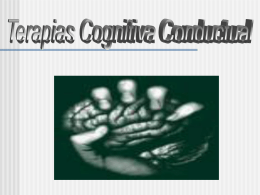 Terapias Cognitivo Conductuales