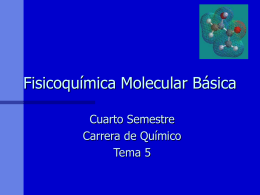 Fisicoquímica Molecular Básica