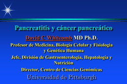 Pancreatitis and Pancreatic Cancer in Spanish