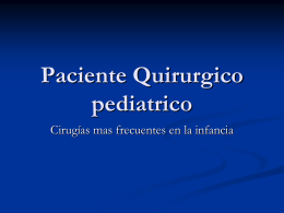 cirugias pediatricas