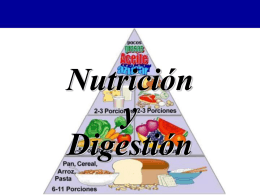 Nutrición y Digestión
