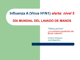 Influenza A (Virus H1N1) alerta