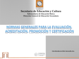 3.- acuerdo 696 ppt - Secretaría de Educación y Cultura
