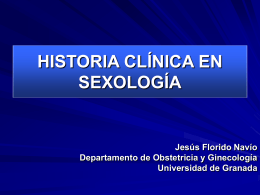 historia clinica sexologica - Dr. Mendoza Ladrón de Guevara