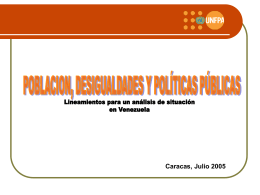 Diapositiva 1 - UNFPA Venezuela
