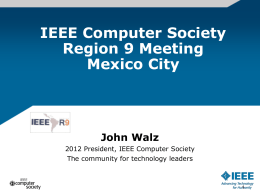 What`s New at the IEEE Computer Society