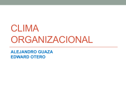 EXPO CLIMA ORGANIZACIONAL