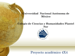 Proyecto Académico 4X4. Presentación - Programa 4x4